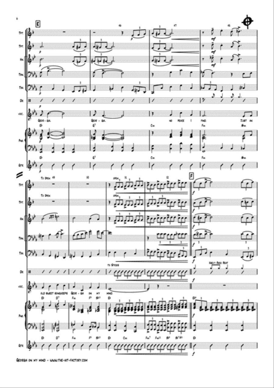 Georgia On My Mind School and Community scores gallery preview page 6