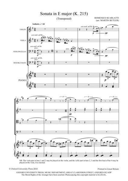 Sonata in E (K. 215)