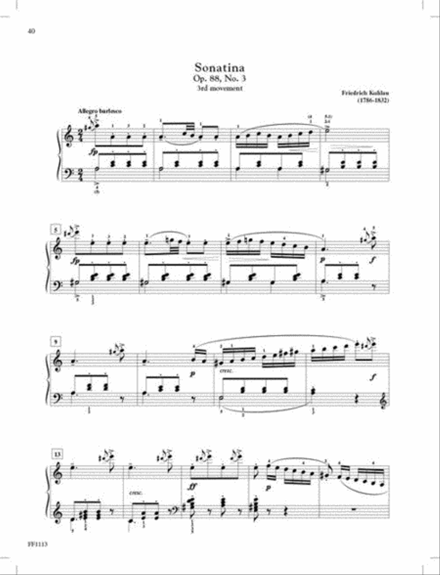 Piano Sonatinas - Book Four Piano Method scores gallery preview page 6