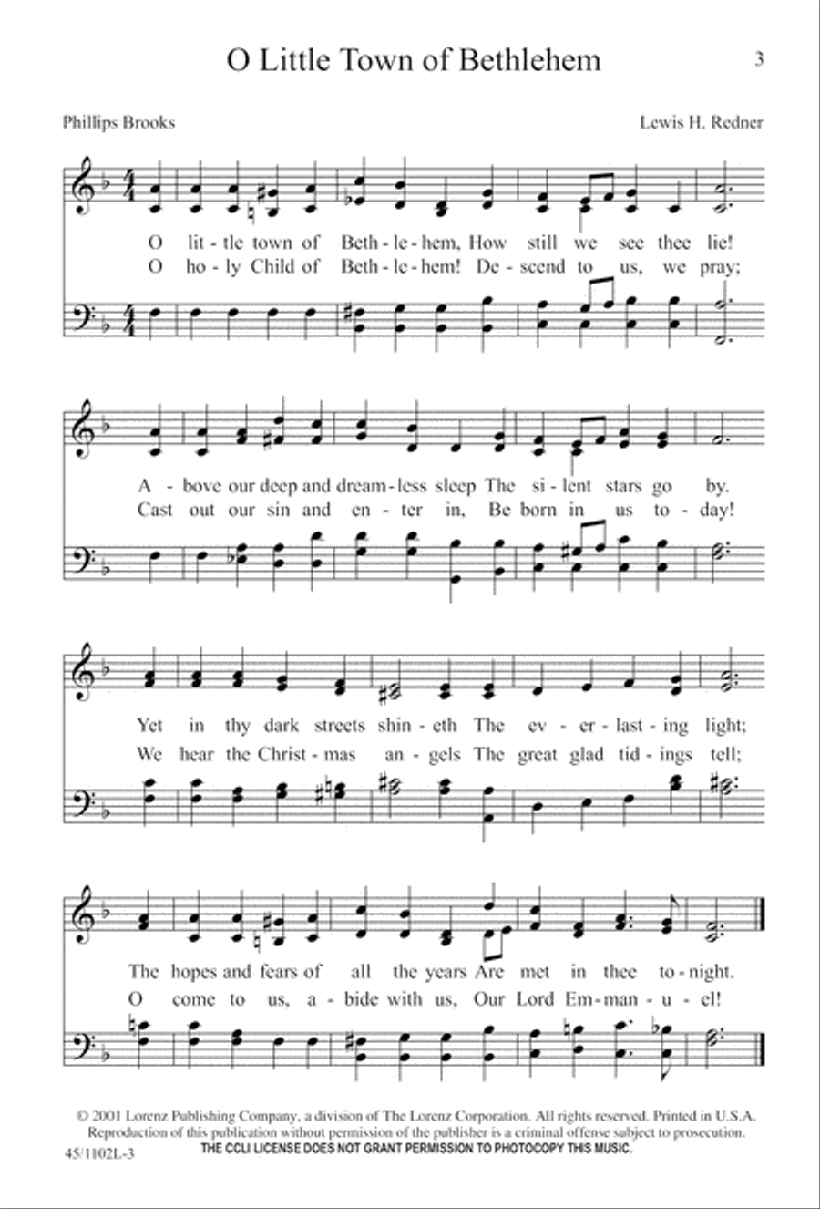 Let's Go Caroling 4-Part scores gallery preview page 3