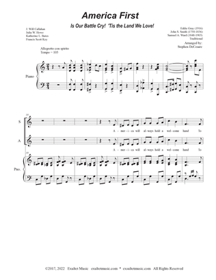 Book cover for America First (SATB)
