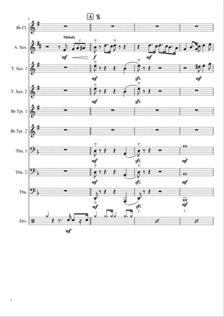 Big Spender Small Ensemble scores gallery preview page 2