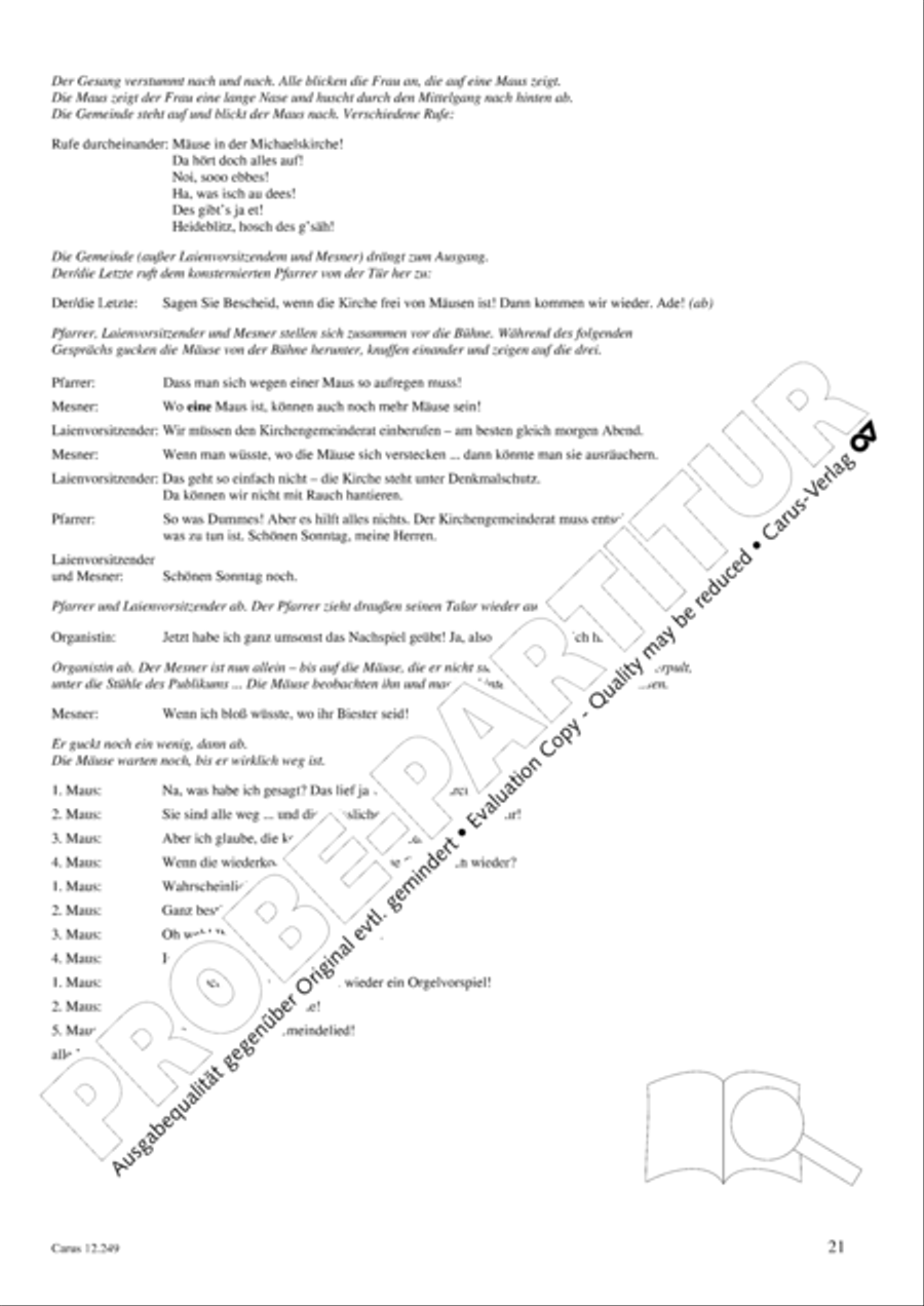 Mause in der Michaelskirche 4-Part scores gallery preview page 22