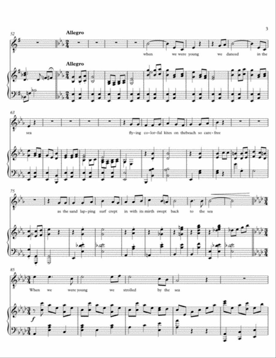 By The Sea, op. 29 Tenor Voice scores gallery preview page 3
