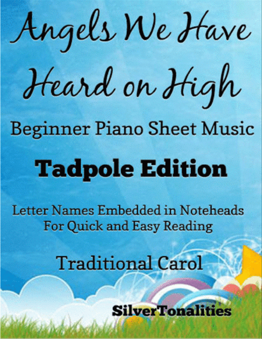 Angels We Have Heard On High Beginner Piano Sheet Music 2nd Edition Easy Piano scores gallery preview page 1