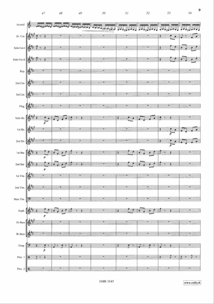 Flight Of The Bumble-Bee Brass Band scores gallery preview page 10