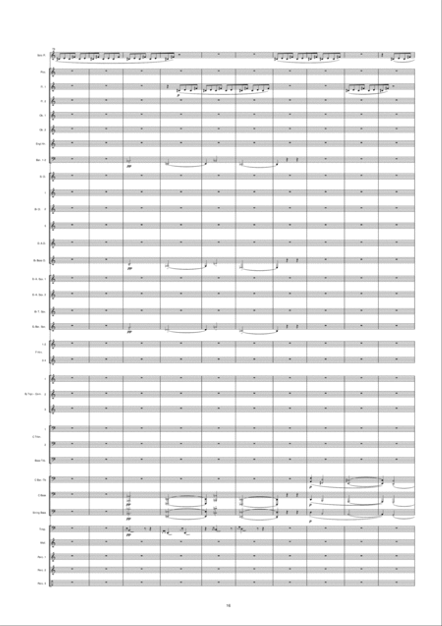 Night In Venice Concert Band scores gallery preview page 17