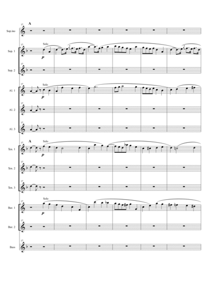 "L'Arlesienne Suite No. 1" for Saxophone Ensemble - Part One image number null