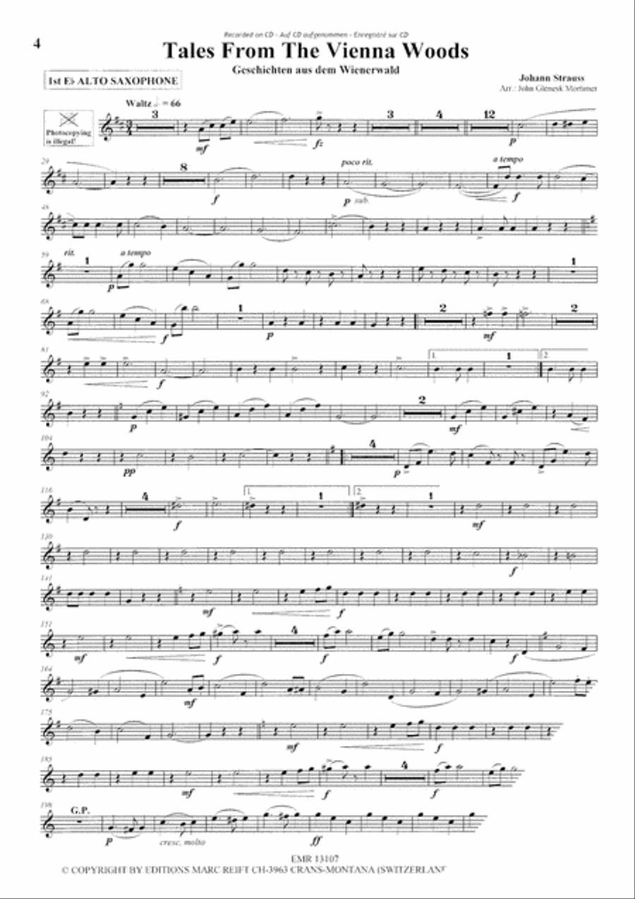 Play The 1st Alto Sax With The Philharmonic Wind Orchestra Alto Saxophone scores gallery preview page 5