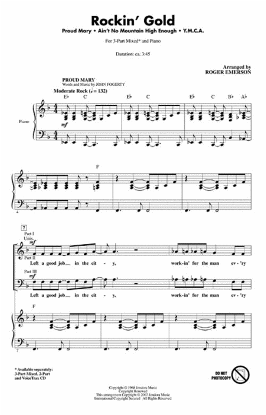 Rockin' Gold Rockin' Gold Choir scores gallery preview page 2