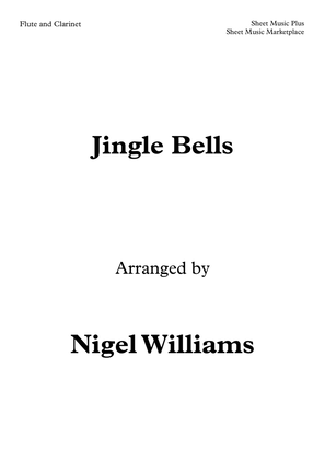 Book cover for Jingle Bells, Duet for Flute and Clarinet