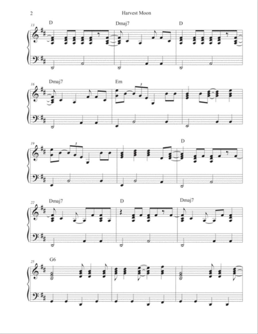 Harvest Moon Harp scores gallery preview page 2