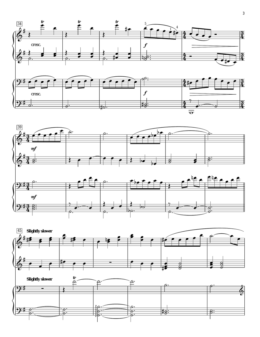 Planetarium Planetarium Piano Duet scores gallery preview page 3