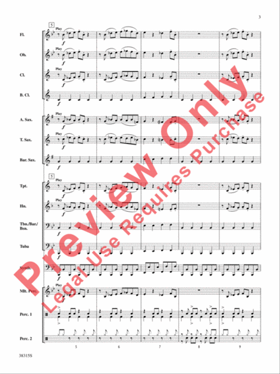 Kernkraft 400 Kernkraft 400 Concert Band scores gallery preview page 4