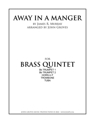 Away In A Manger - Brass Quintet