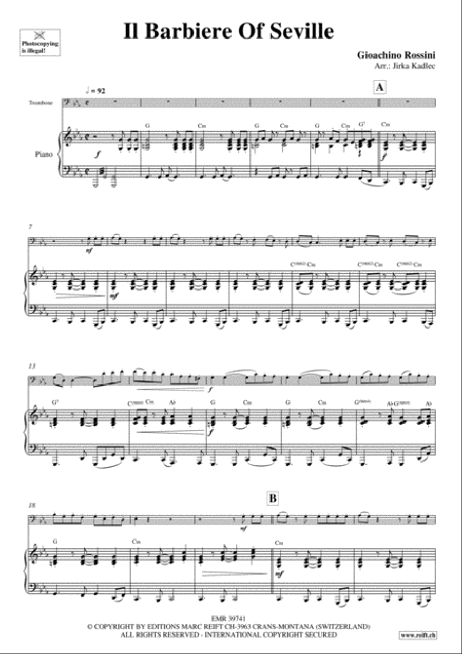 Il Barbiere Of Seville Il Barbiere Of Seville Piano Accompaniment scores gallery preview page 6