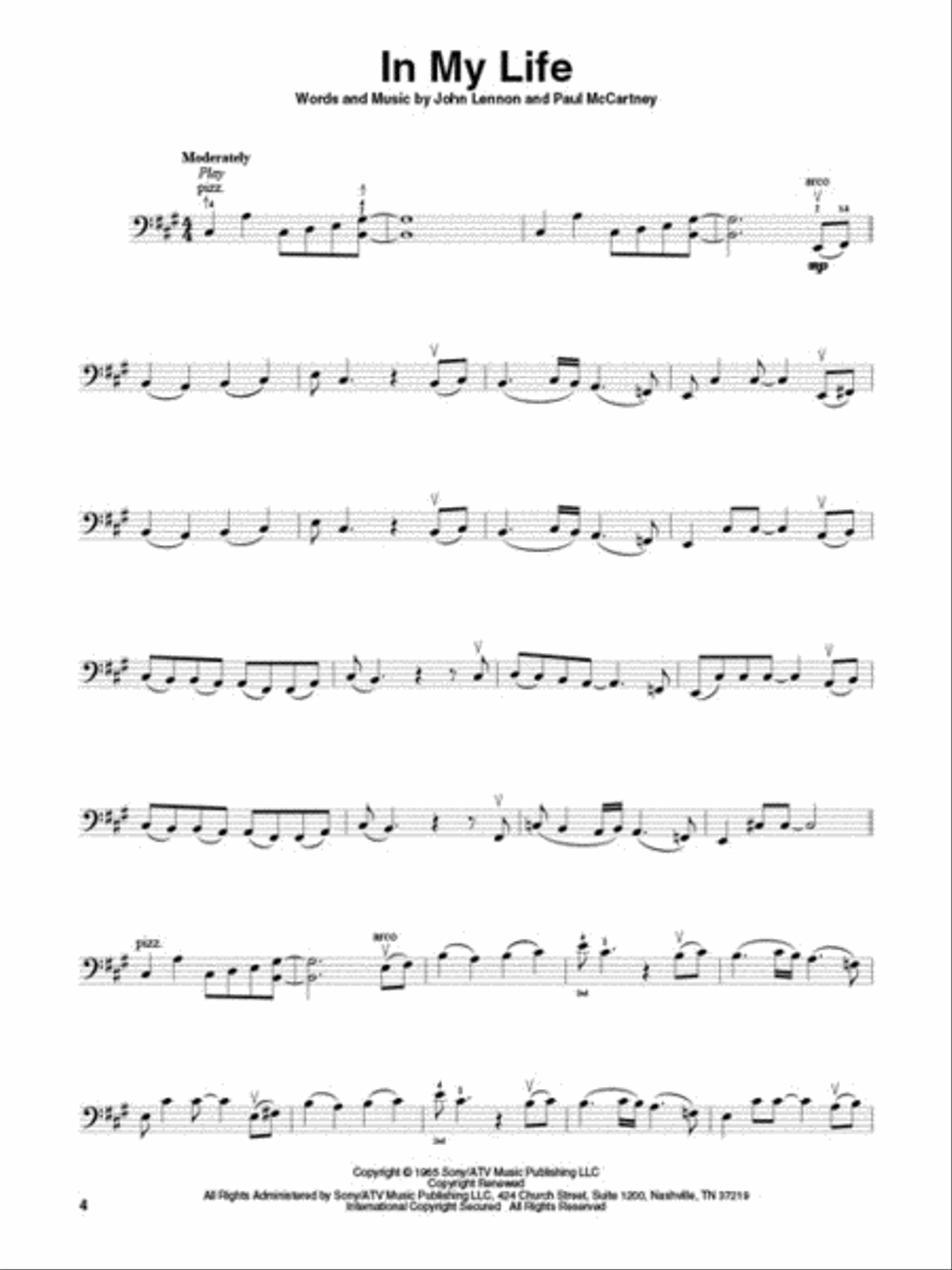 Wedding Favorites Wedding Favorites Cello scores gallery preview page 4