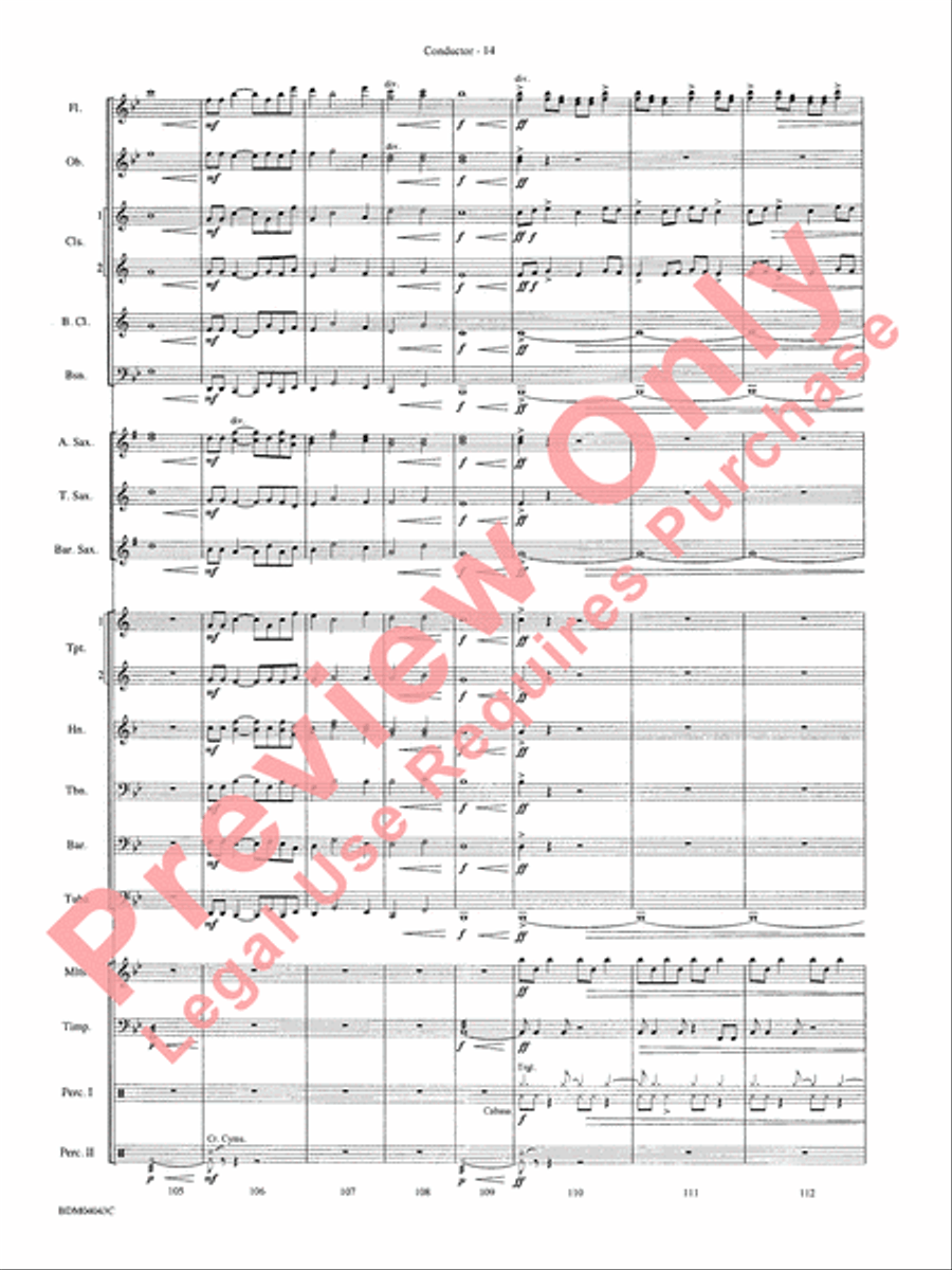 Kronos Kronos Concert Band scores gallery preview page 17