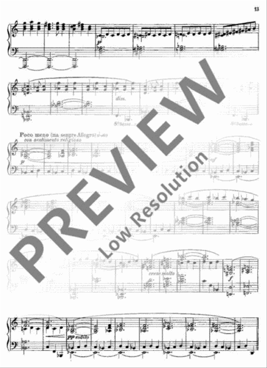 Cartes Postales Piano Solo scores gallery preview page 14