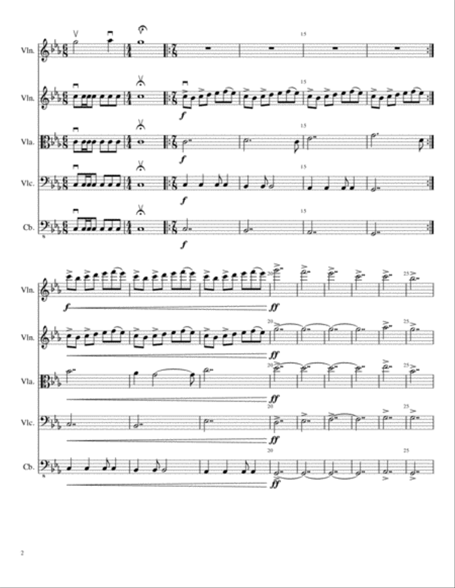 Solar Eclipse Solar Eclipse String Quartet scores gallery preview page 2