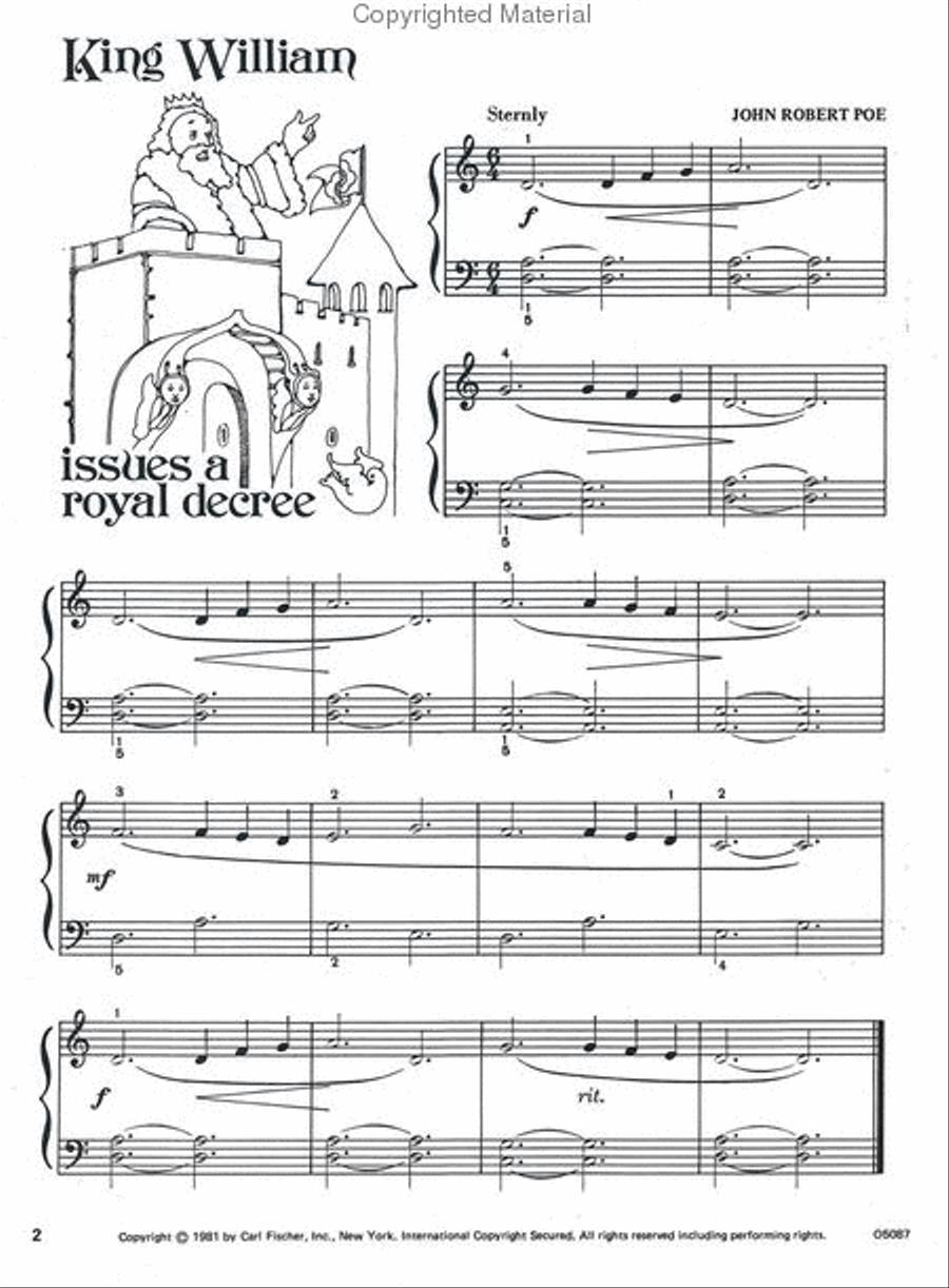 Meanwhile, back at the castle... Piano Solo scores gallery preview page 2
