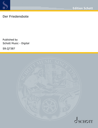 Book cover for Der Friedensbote