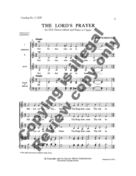 The Lord's Prayer