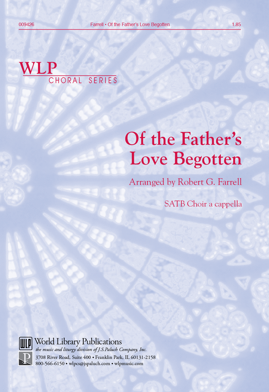 Of the Father's Love Begotten 4-Part scores gallery preview page 1