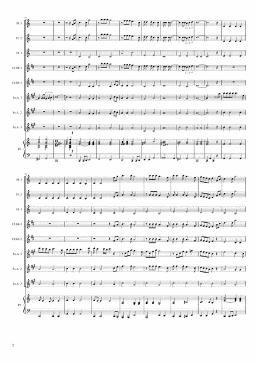 What A Wonderful World Clarinet scores gallery preview page 2