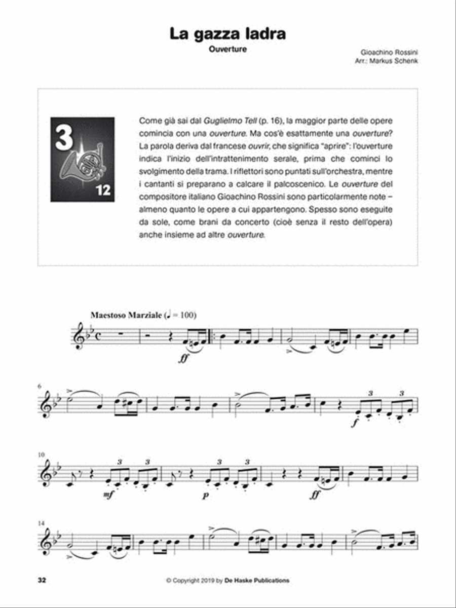 Ascolta, leggi & suona - Incontra l'opera Horn scores gallery preview page 3