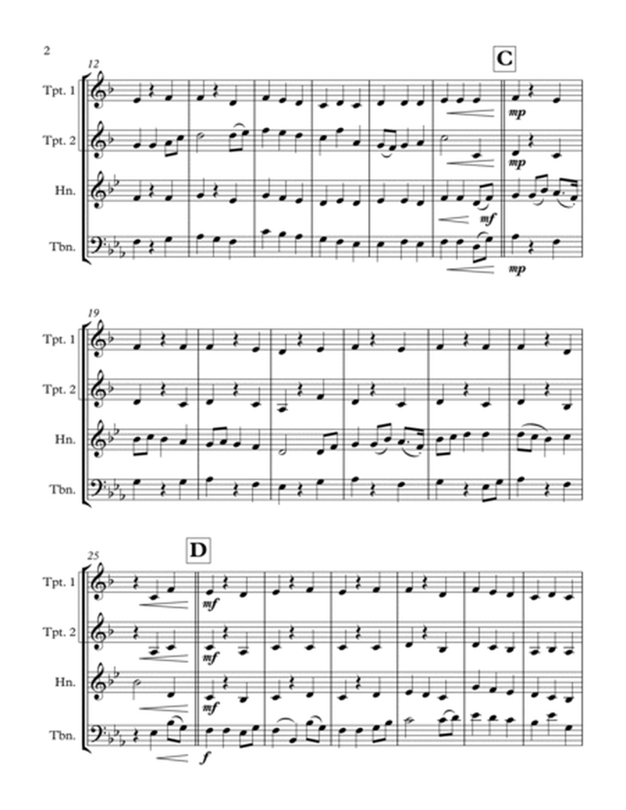 Chorale from Jupiter - Brass Quartet image number null