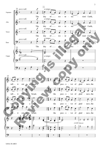 The Day of Resurrection (Choral Score) image number null