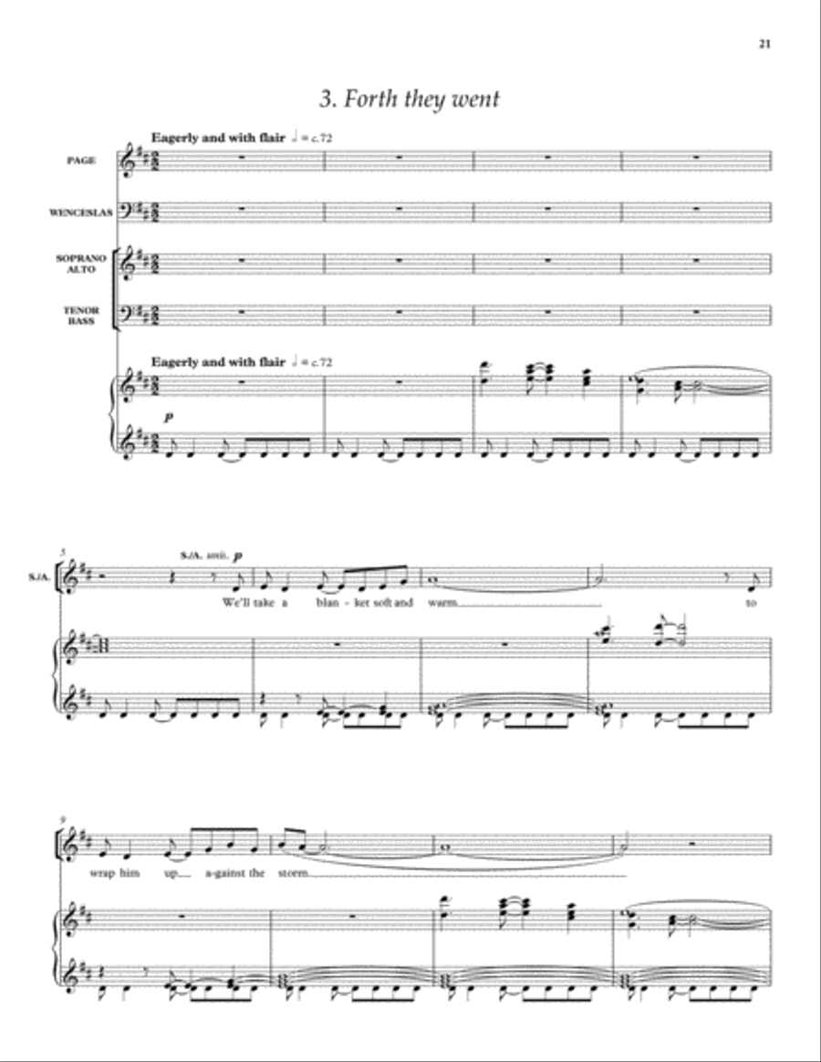 Wenceslas 4-Part scores gallery preview page 7