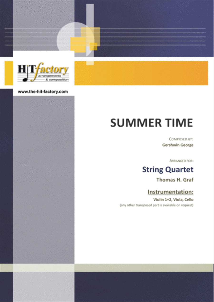 Summertime String Quartet scores gallery preview page 1