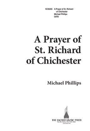 Book cover for A Prayer of St Richard of Chichester