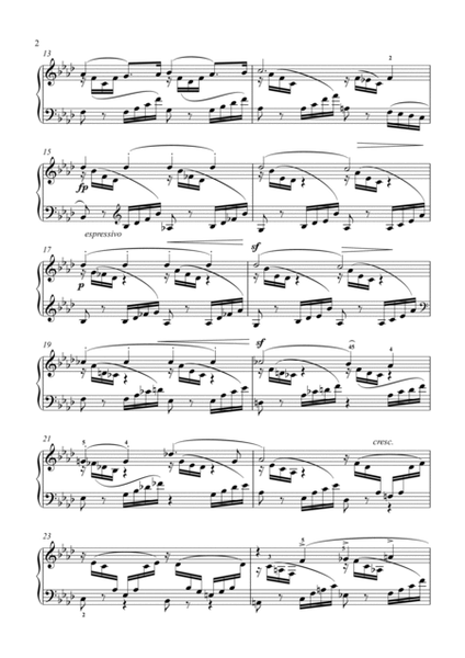 Mendelssohn-Une Etude in F minor(Piano) image number null