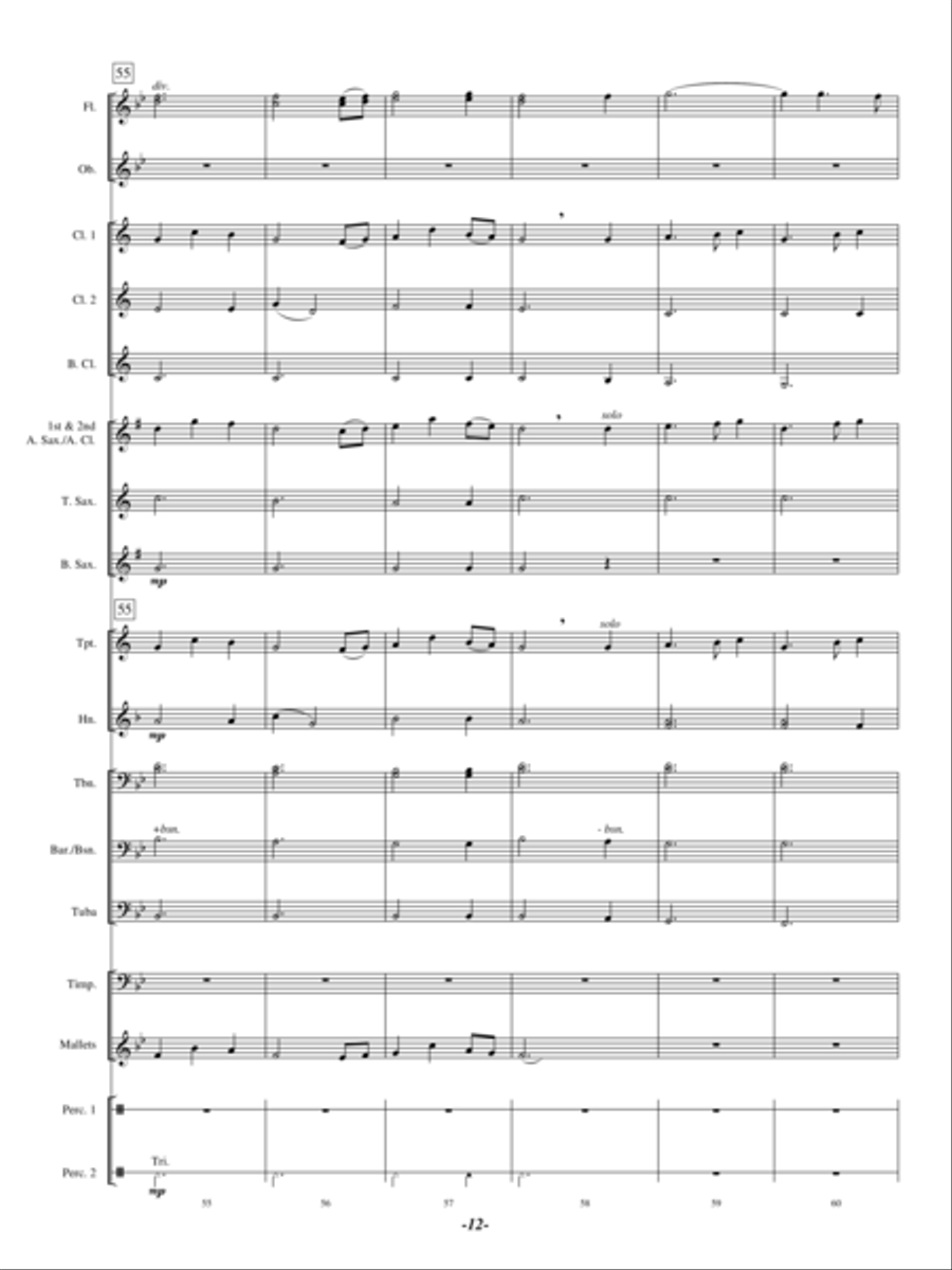 Whispering Ridge Whispering Ridge Concert Band scores gallery preview page 11