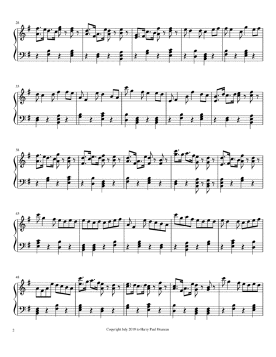 Presence 20c Piano Easy Piano scores gallery preview page 2