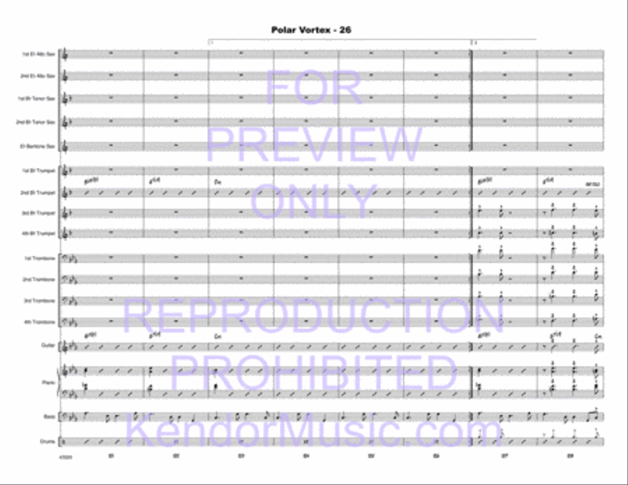 Polar Vortex Polar Vortex Jazz Ensemble scores gallery preview page 27