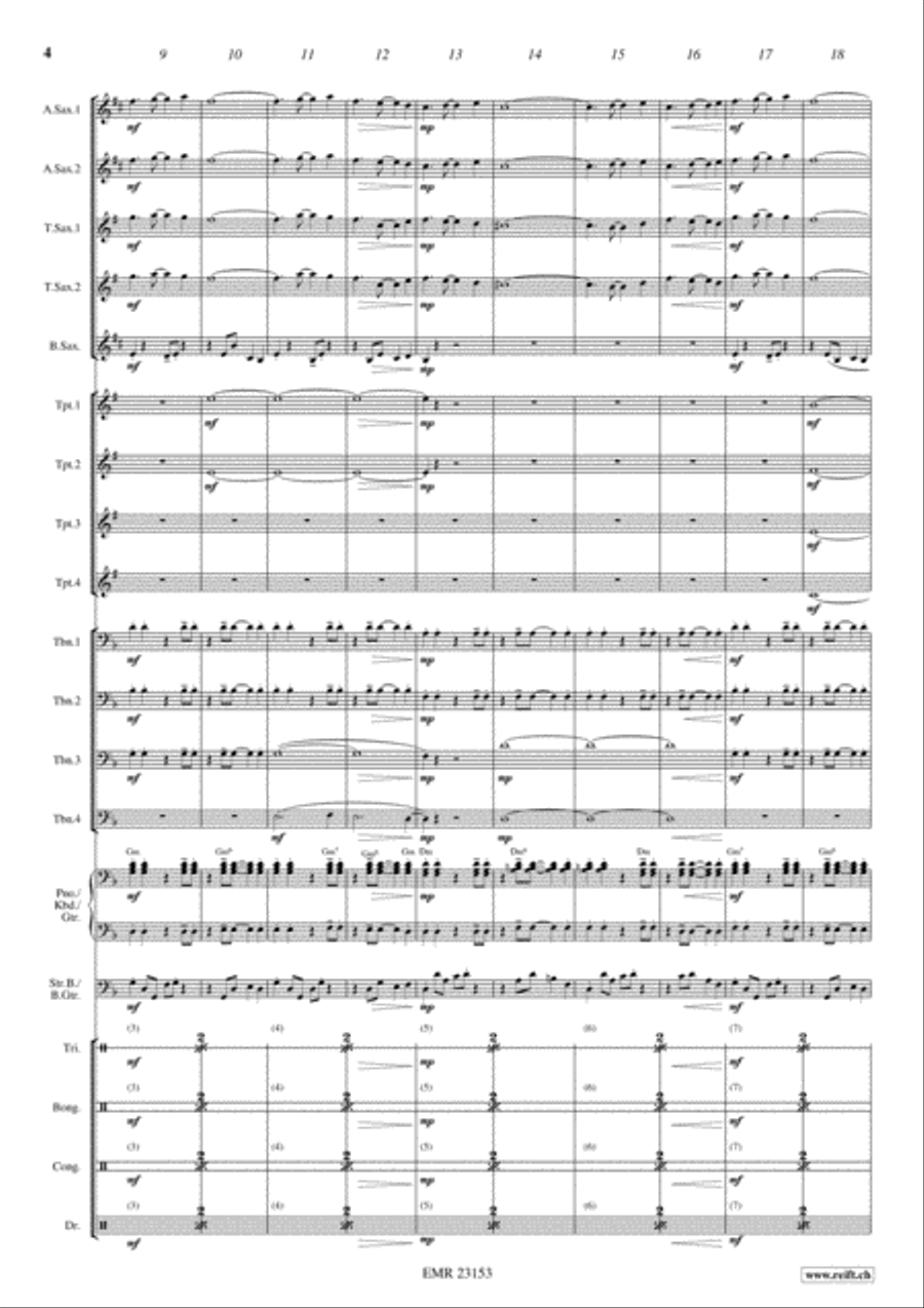 Last Tango In Paris Big Band scores gallery preview page 4