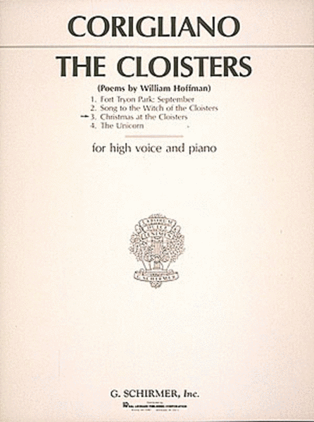 Christmas at the Cloisters by John Corigliano Voice - Sheet Music