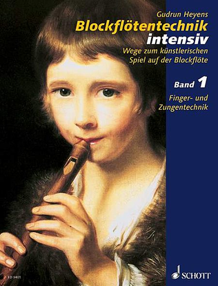 Book cover for Blockflotentechnik Intensiv Volume 1
