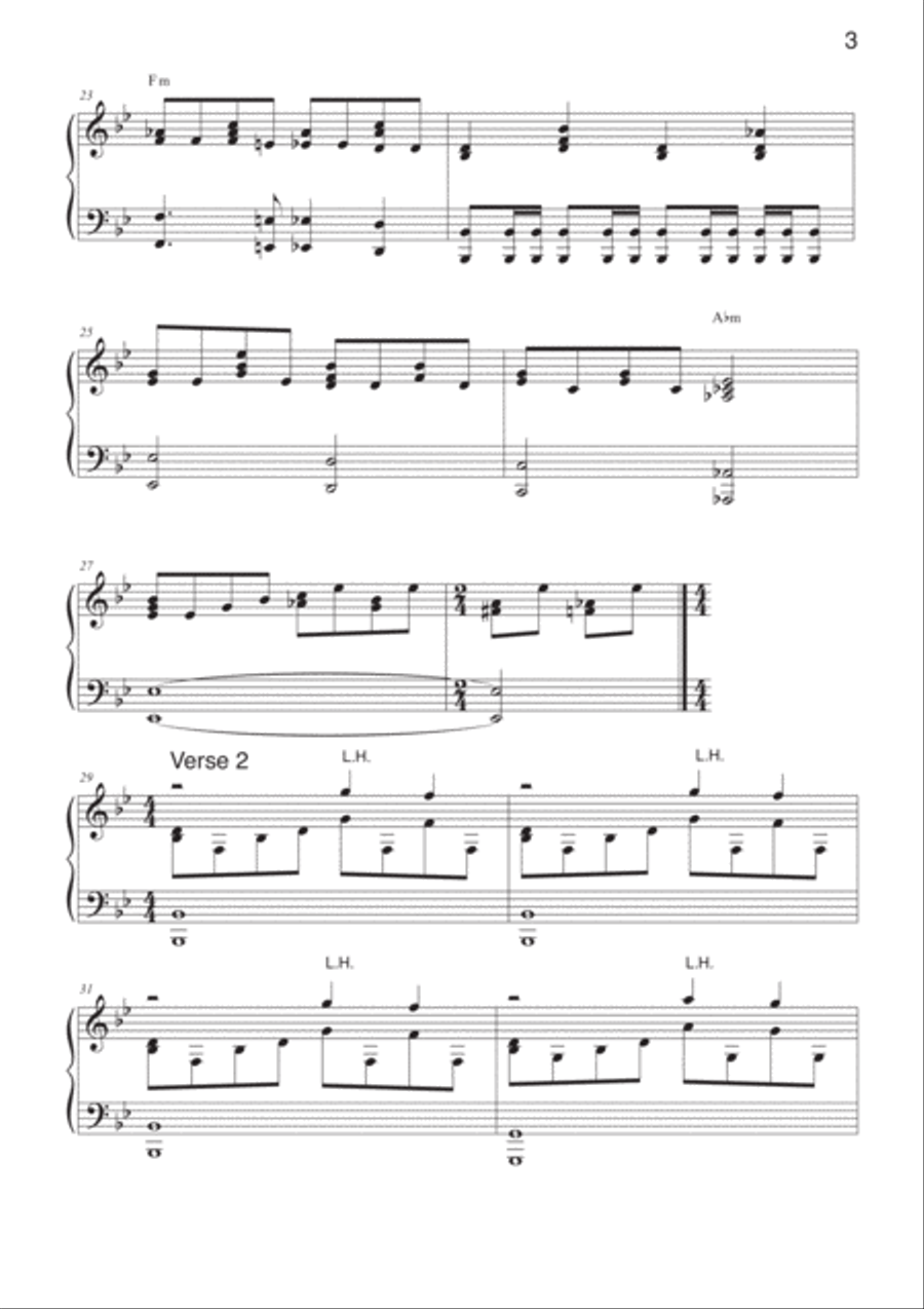 Bohemian Rhapsody Piano Solo scores gallery preview page 3