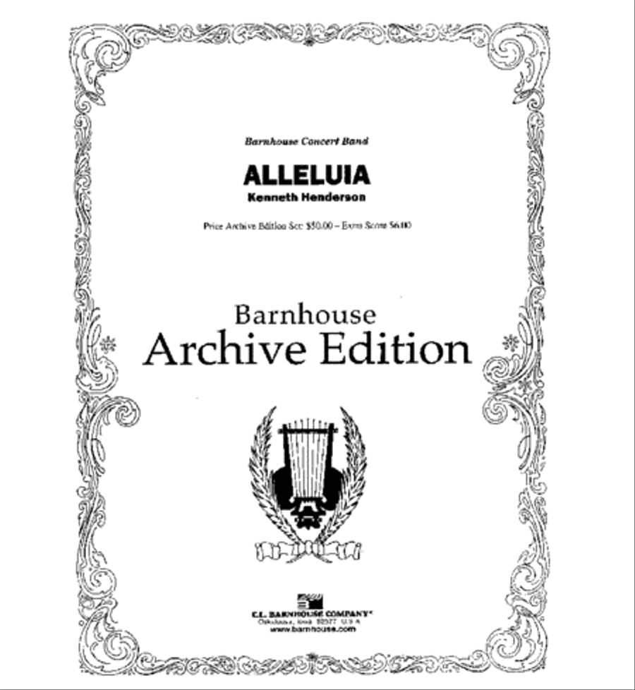 Alleluia Concert Band scores gallery preview page 2