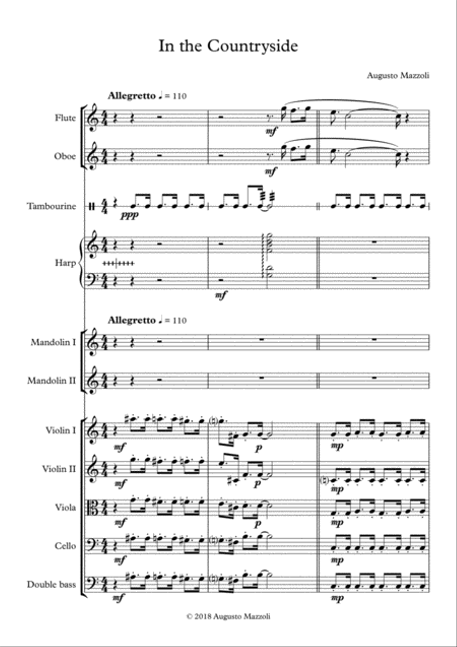 In the Countryside Large Ensemble scores gallery preview page 1