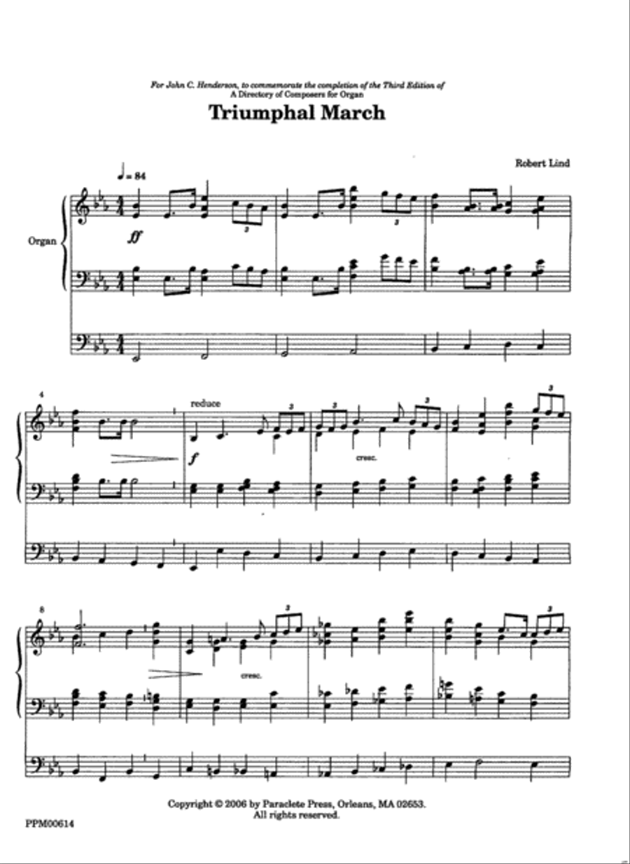 Triumphal March Triumphal March Choir scores gallery preview page 2