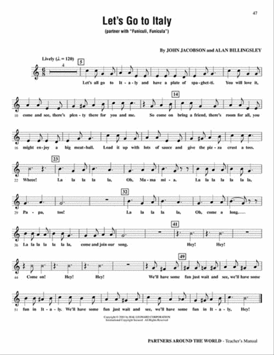 Partners Around the World (Collection) Choir scores gallery preview page 3