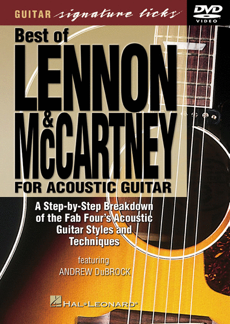 Best of Lennon and McCartney for Acoustic Guitar - DVD