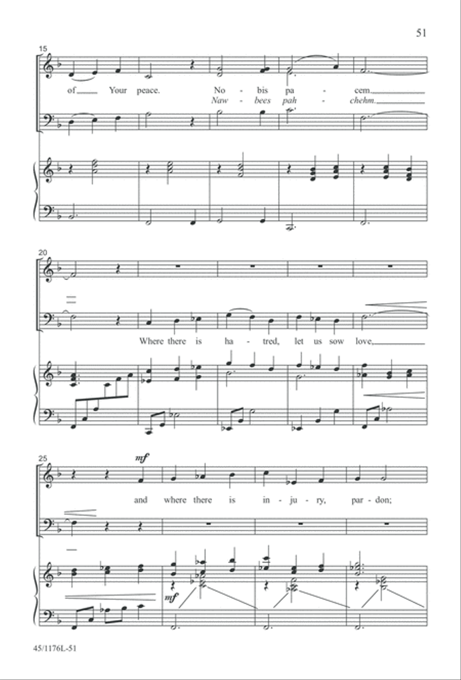 10 More Anthems for about 10 Singers 3-Part scores gallery preview page 51
