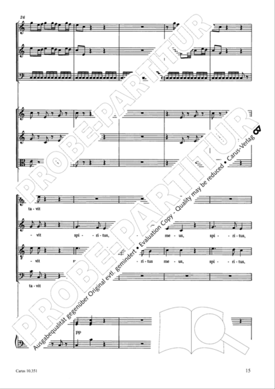 Magnificat Magnificat 4-Part scores gallery preview page 16